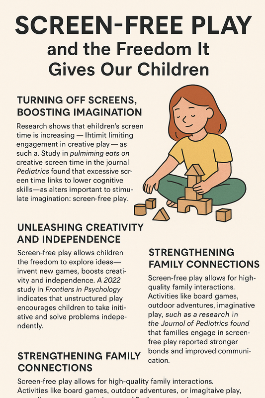 Screen-Free Play and the Freedom It Gives Our Children