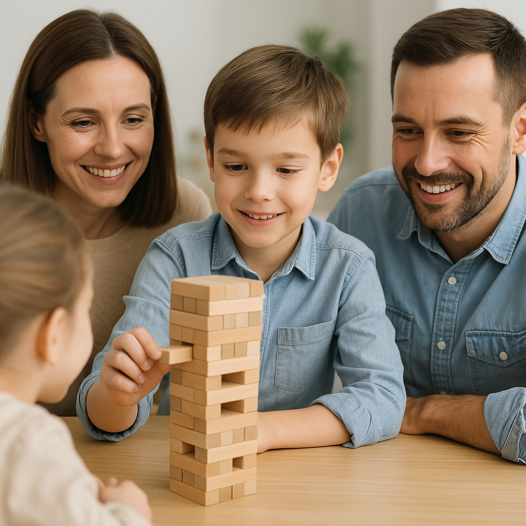 Stacking Skills & Strengthening Bonds: The Impact of Playing Jenga with Family on a Child's Development
