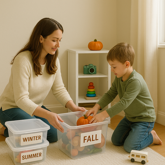 Seasonal Toy Rotation: Less Mess, More Fun