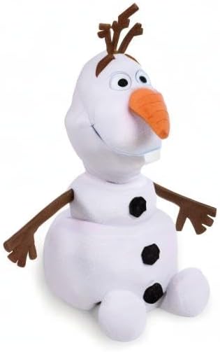 Disney's Frozen 15-inch Olaf Plush Stuffed Toy for Kids Ages 3-5, White, Snowman, Officially Licensed Kids Toys for Ages 2 Up by Just Play