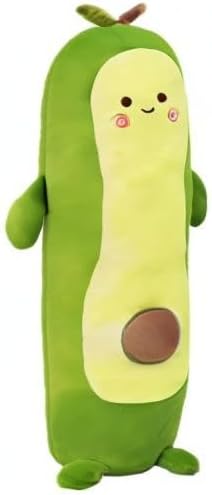 MMTTAO Long Avocado Stuffed Animal 22 Inch Plushies Squishy Snuggle Plush Toys Soft Kawaii Food Shaped Plushie Fruit Series Hugging Pillow Cushion Gift for Kids Boys Girls Home Bedroom Decor, 22Inches