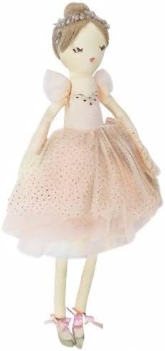 MON AMI Belle The Ballerina Stuffed Doll – 22”, Plush Ballerina Doll for Girls, Use as Toy or Room Decor