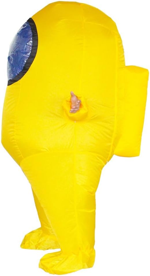 Impostor Inflatable Costume for Adult Funny Halloween Spacesuit Costume Astronaut Figures for Adult Game Fans