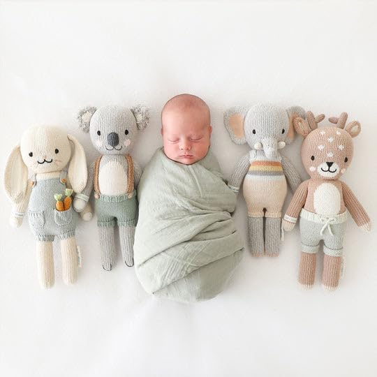 cuddle + kind Quinn The Koala Regular 20" Hand-Knit Doll – 1 Doll = 10 Meals, Fair Trade, Heirloom Quality, Handcrafted in Peru, 100% Cotton Yarn