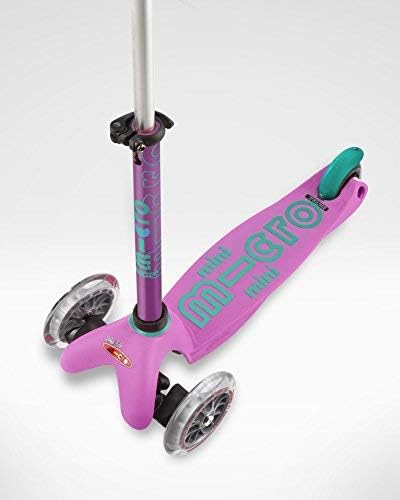 Micro Kickboard - Mini Deluxe - Three Wheeled, Lean-to-Steer Swiss-Designed Micro Scooter