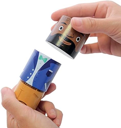 48-Piece Multiracial Family Play Set – Magnetic Wooden Diversity Building Blocks for Kids – SEL Toy Promoting Cultural Inclusion, Self-Esteem, and Eco-Friendly Play