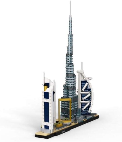 LEGO Architecture Skylines: Dubai 21052 Building Kit, Collectible Architecture Building Set for Adults (740 Pieces)
