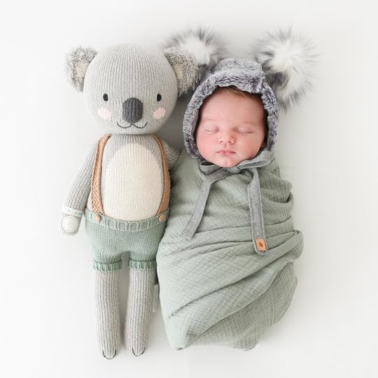 cuddle + kind Quinn The Koala Regular 20" Hand-Knit Doll – 1 Doll = 10 Meals, Fair Trade, Heirloom Quality, Handcrafted in Peru, 100% Cotton Yarn