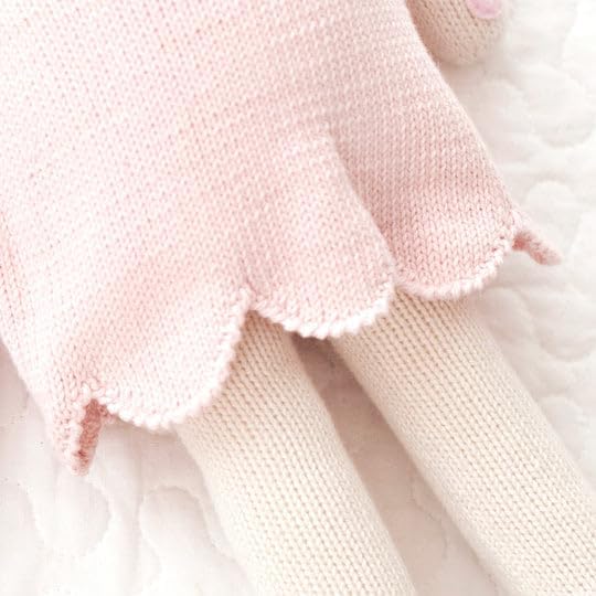 cuddle + kind Charlotte The Dog Little 13" Hand-Knit Doll – 1 Doll = 10 Meals, Fair Trade, Heirloom Quality, Handcrafted in Peru, 100% Cotton Yarn