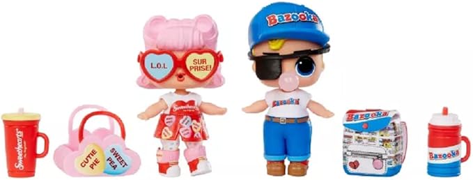 L.O.L. Surprise! Loves Mini Sweets Surprise-O-Matic Dolls with 9 Surprises, Candy Theme, Accessories, Collectible Doll, Vending Machine Packaging, Holiday Toy, Great Gift for Kids