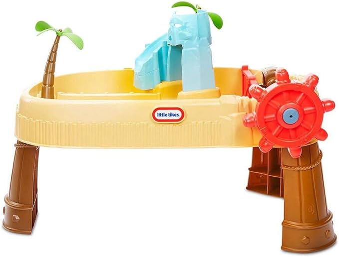 Little Tikes Island Wavemaker Water Table with Five Unique Play Stations and Accessories, for 2 + years Multicolor