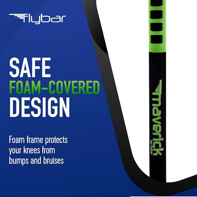 Flybar Maverick Pogo Stick for Kids Ages 5+, 40 to 80 Pounds, Perfect for Beginners, Easy Grip Handles, Anti-Slip Pegs, Outdoor Toys for Boys and Girls