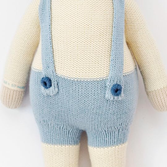 cuddle + kind Sebastian The Lamb Regular 20" Hand-Knit Doll – 1 Doll = 10 Meals, Fair Trade, Heirloom Quality, Handcrafted in Peru, 100% Cotton Yarn
