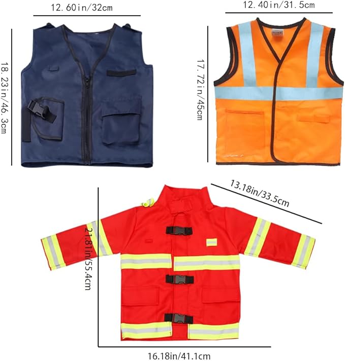 Dress Up Trunk for Kids, Pretend Dress Up Collection with Accessories, Halloween Dressup for Role Play