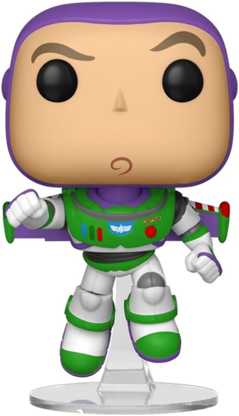 Hall of Fame Sports Memorabilia Tim Allen Buzz Lightyear #523 Toy Story 4 Facsimile Signed Reprint Laser Funko POP! Movies Figurine with Protector Case
