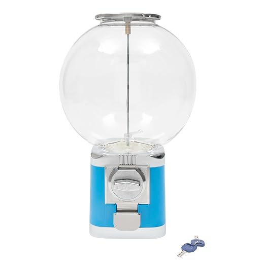 Vending Machine, 1.26 in Ball Bulk Vending Machine Classic Bubble Capsule Toys Dispenser, Commercial Candy Gumball Machine for Game Stores and Retail Stores