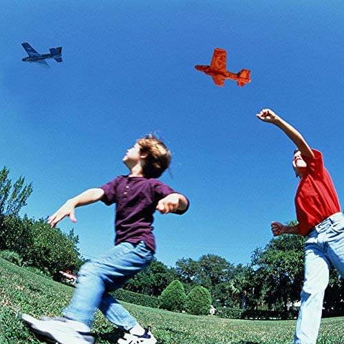 6Pcs Foam Airplanes Glider Outdoor Toy -Glider Planes for Kids - Foam Planes for Kids - Perfect Party Favor or Goodie Bag Toy - Fulfill Your Child's Aviation Dreams