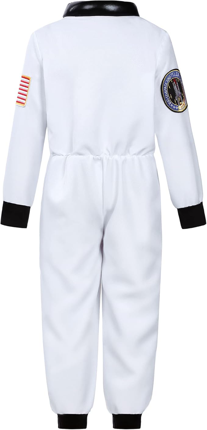 Astronaut Costume for Kids NASA Space Pilot Toddler Boys Birthday Halloween Costumes