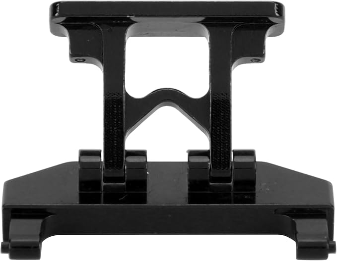 Rear Body Mount Support, Car Shell Connect Bracket Aluminium Alloy Rear Body Mount Light for Axial SCX24 90081 1/24 RC Car for Kids (Black)