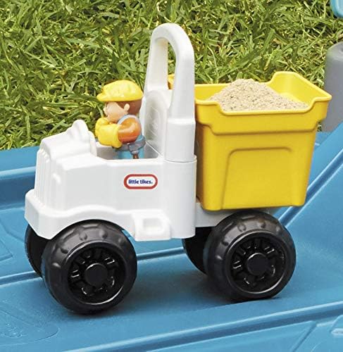 Little Tikes Dirt Diggers Excavator Sandbox for Kids, Including lid and Play Sand Accessories,Multicolor