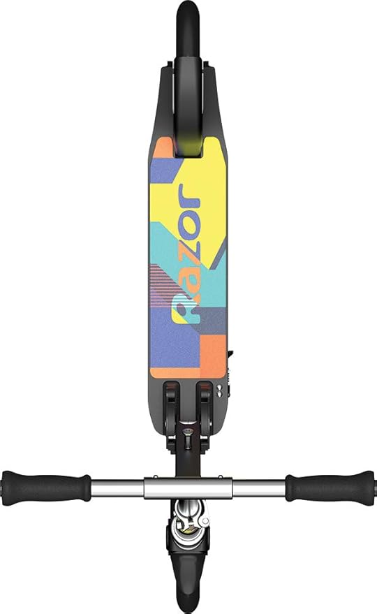 Razor A5 Lux Kick Scooter for Kids Ages 8+ - 8" Urethane Wheels, Anodized Finish Featuring Bold Colors and Graphics, for Riders up to 220 lbs