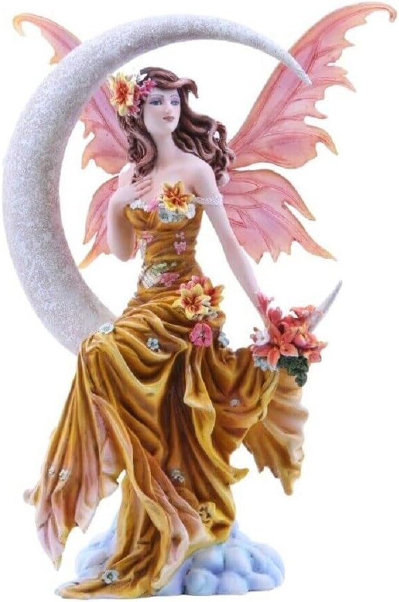 Pacific Giftware Four Elements Celestial Moon Fairy Figurine Earth Wind Frost Fire Collectible Figurine Nene Thomas Art Inspiration Official Licensed Collectible 12 Inch Tall