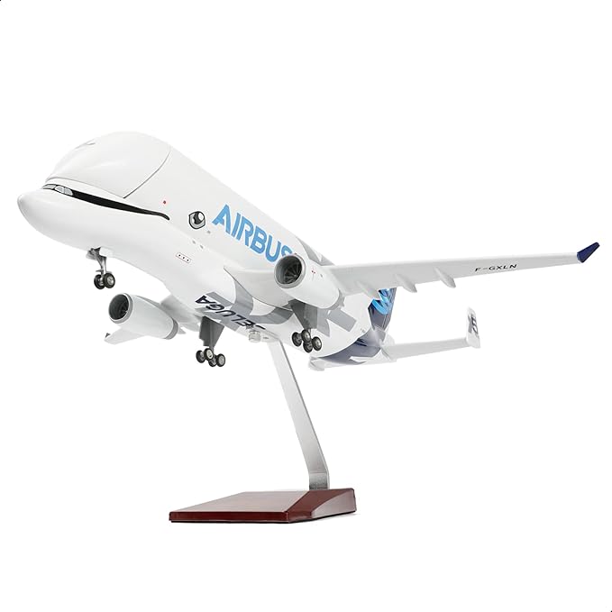 A330 Beluga XL5 1/150 Large Scale Die-cast Airplane Model Kits with Stand (16.5 inches) | Airbus a330-743L Super Transporter Beluga Aviation Enthusiasts Collect Plane Model