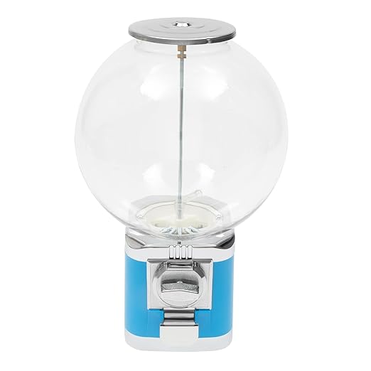 Vending Machine, 1.26 in Ball Bulk Vending Machine Classic Bubble Capsule Toys Dispenser, Commercial Candy Gumball Machine for Game Stores and Retail Stores