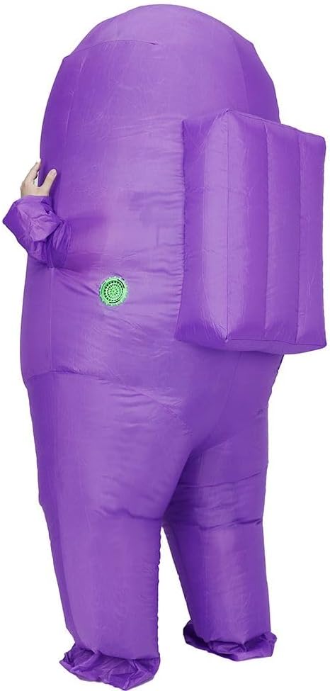 Impostor Inflatable Costume for Adult Funny Halloween Spacesuit Costume Astronaut Figures for Adult Game Fans