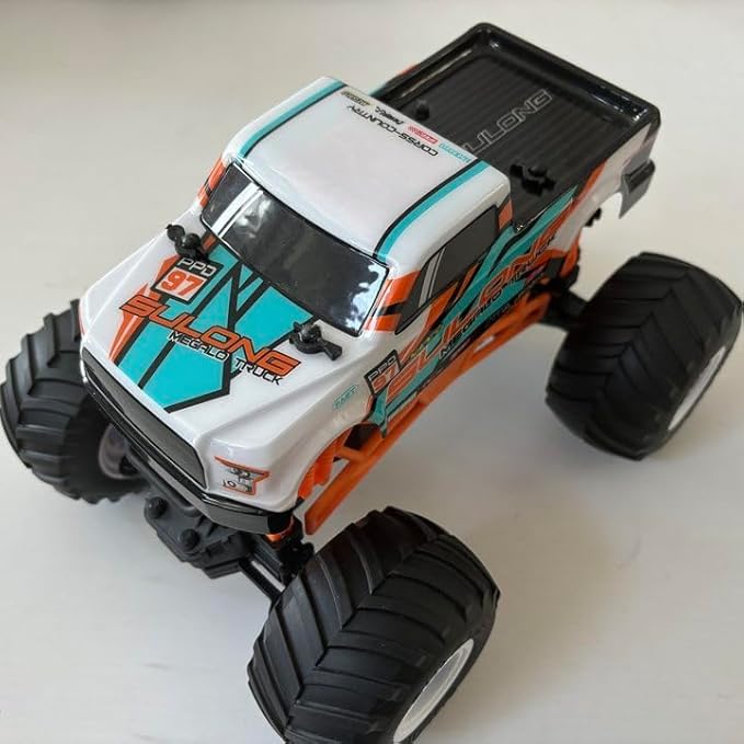 Scientoy Remote Control Car, 20KM/H Monster Truck Toys for Ages 5-7, 1:16 Scale All Terrain RC Cars for Boys & Girls Age 4-7, 2.4Ghz Off Road RC Truck, Christmas Birthday Gift for Kids