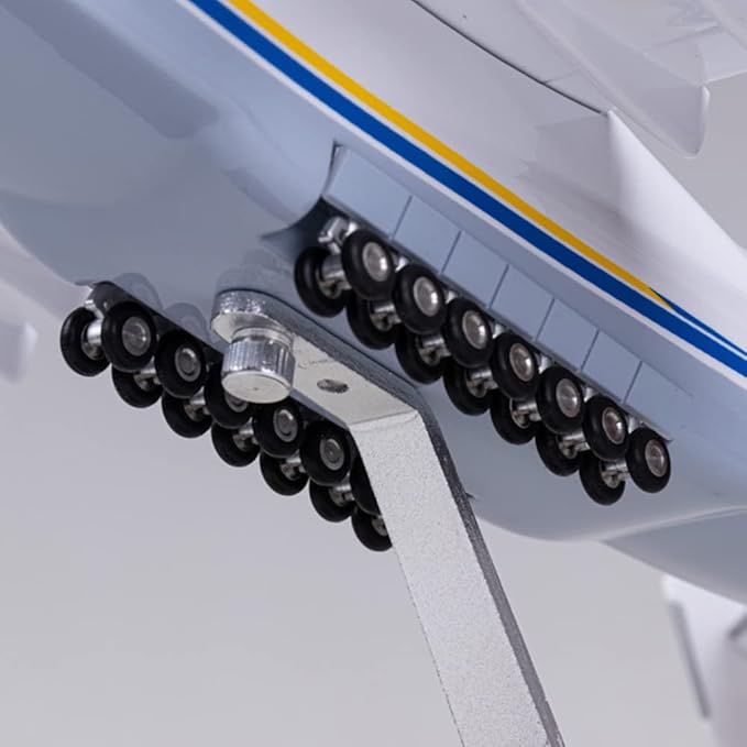 Large Model Airplane, 1/200 Ukraine Antonov 225 Model Airplane, Resin Aircraft Model Strategic Transport Airplane Model for Aircraft Enthusiasts Collection and Home Office Desk Decor (An-225)