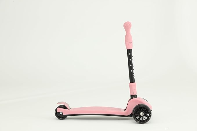 Kids & Adults Kick Scooter – 2 or 3 Wheel Options (LED on 3-Wheel) for Outdoor Fun & Commuting, Foldable and Portable, Adjustable Handle, Anti-Slip Deck (Ages 3 to Adult),Birthday Gift