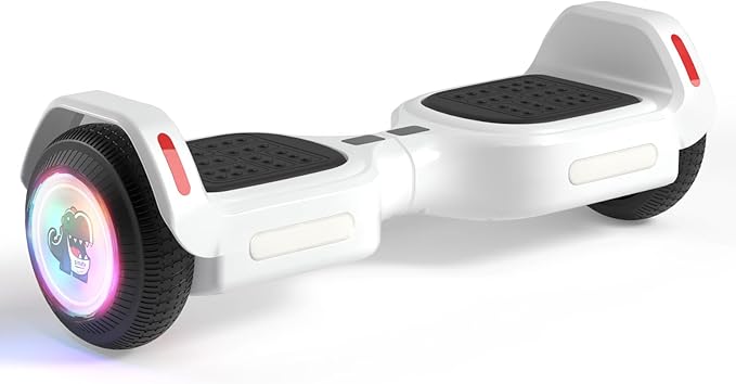 6.5" Bluetooth Scooter, LED Lights & APP & Music Speaker, Long Battery Life, Gifts for Kids & Adults & Girls & Boys, for All Ages