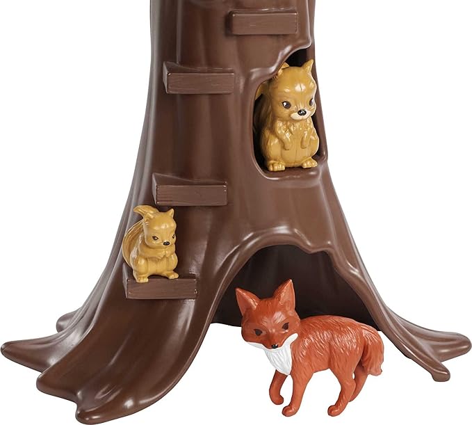 Barbie Doll and Animal Rescue Center with 8 Animals