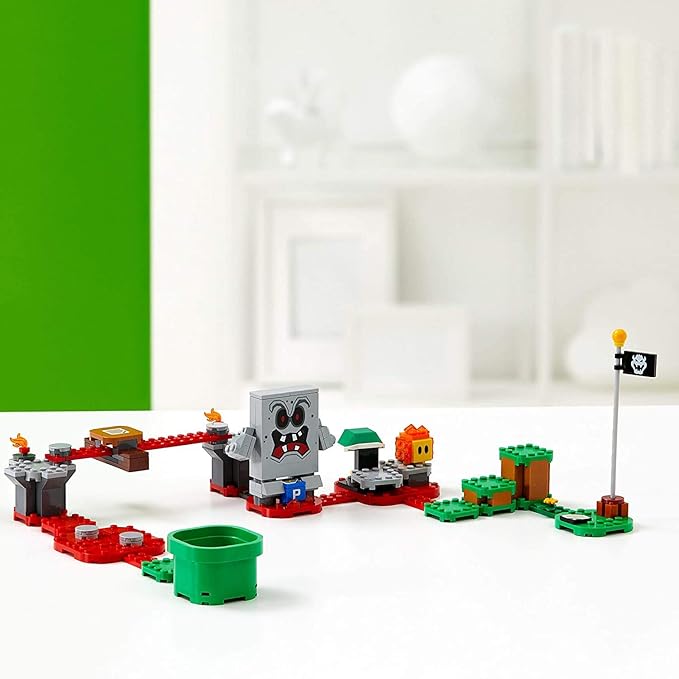 LEGO Super Mario Whomp’s Lava Trouble Expansion Set 71364 Building Kit; Toy for Kids to Enhance Their Super Mario Adventures with Mario Starter Course (71360) (133 Pieces)