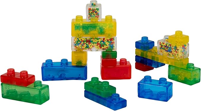 Goliath Jelly Blox Creative Kit | Includes 20 Blocks | Toddler & Preschool Building Blocks Kids Can Squeeze, Stretch, Squish | Safety Tested & Ouch-Free | Tactile, Sensory Play Toy for Ages 2+