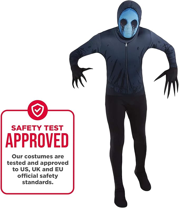 Morphsuits Eyeless Jack Costume, Scary Kids Costume, Jeff The Killer, Skinwalker, Rake Costume for Kids