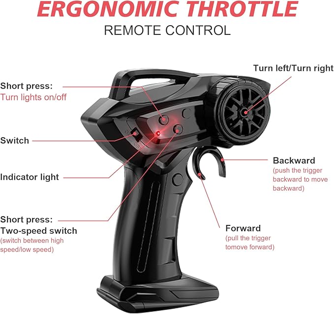 Drift RC Car for Electric Toy Car Hobby Racing Car Toys with Controller, Christmas Birthday Gift for Adults & Kids