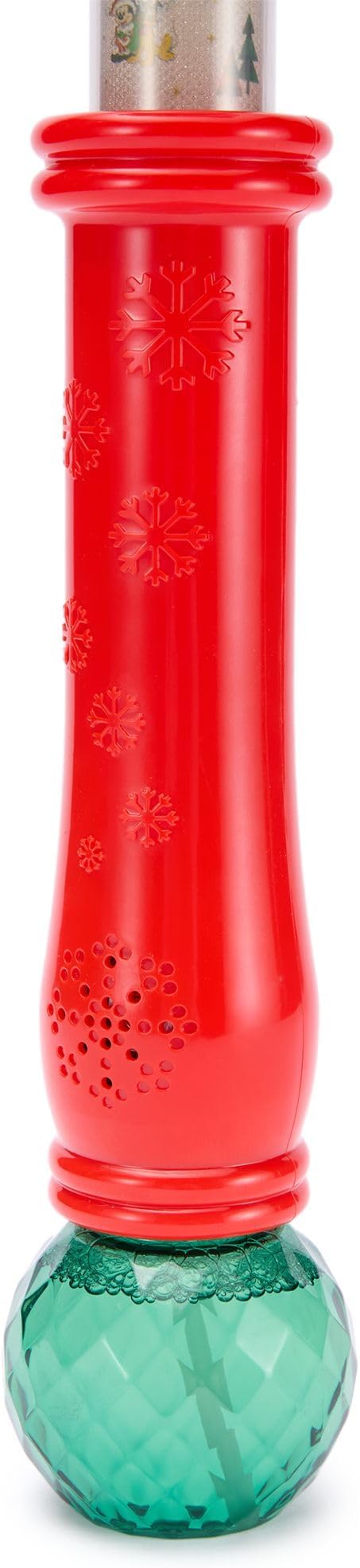 Disney Store Official Mickey Mouse Icon Peppermint Swirl Holiday Scented Light-Up Bubble Wand - Perfect for Kids & Fans, Authentic Design, Ideal for Outdoor Play & Parties, Durable & Safe for All Ages