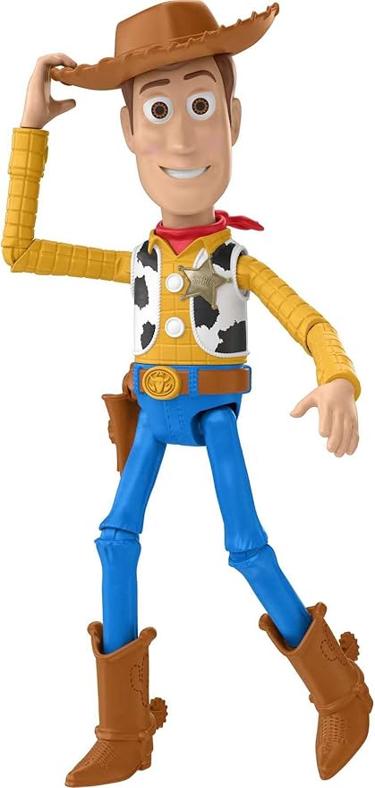Mattel Disney Pixar Toy Story Toys, Launching Lasso Woody Action Figure, Collectible Gifts for Kids