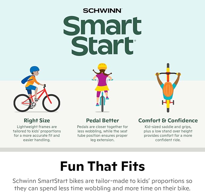 Schwinn Elm BMX Style Toddler and Kids Bike, For Girls and Boys, 16-Inch Wheels, With Saddle Handle, Training Wheels, Chain Guard, and Front Basket, Recommended Height 38-48 Inch, Teal