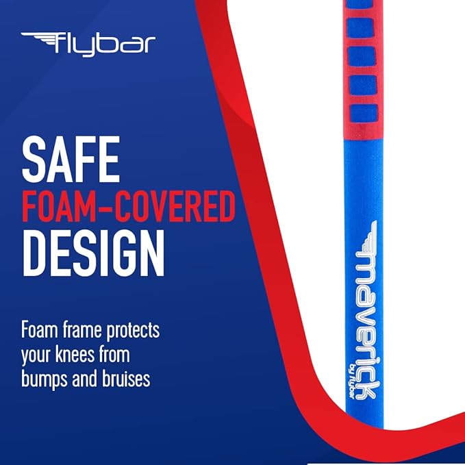 Flybar Maverick Pogo Stick for Kids Ages 5+, 40 to 80 Pounds, Perfect for Beginners, Easy Grip Handles, Anti-Slip Pegs, Outdoor Toys for Boys and Girls