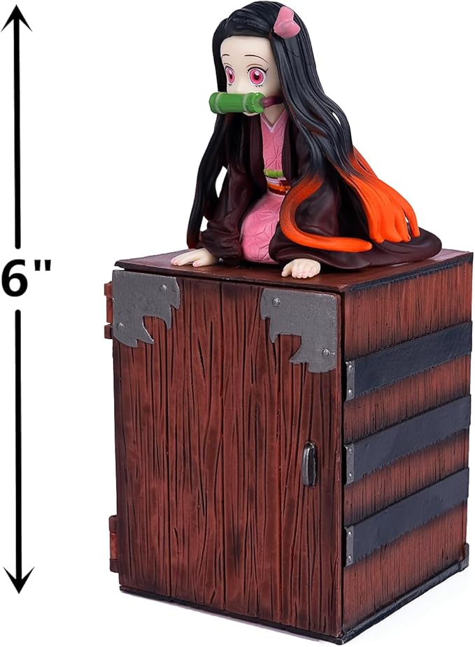 Nezuko Figure Statue Figurine Kamado Nezuko Birthday Gifts PVC 6 Inch