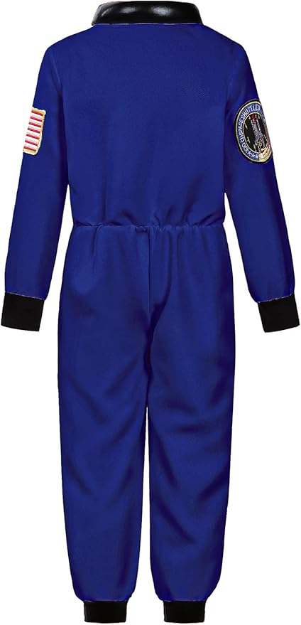 Astronaut Costume for Kids NASA Space Pilot Toddler Boys Birthday Halloween Costumes