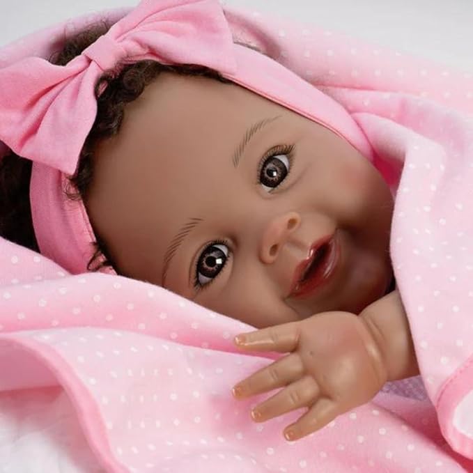 Paradise Galleries Toddler Girl Doll Ping Lau Designer Collection 20 Inch Lifelike Doll with Magnetic Pacifier Best Birthday Gift - Daisy May