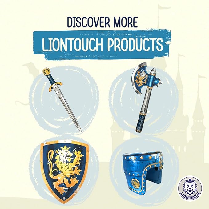 Liontouch Medieval Noble Knight Satin Toy Cape for Kids | Part of A Kid's Costume Line