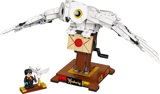 LEGO 75979 Harry Potter Hedwig Moving Wings Owl Building Toy Collectible Display Model