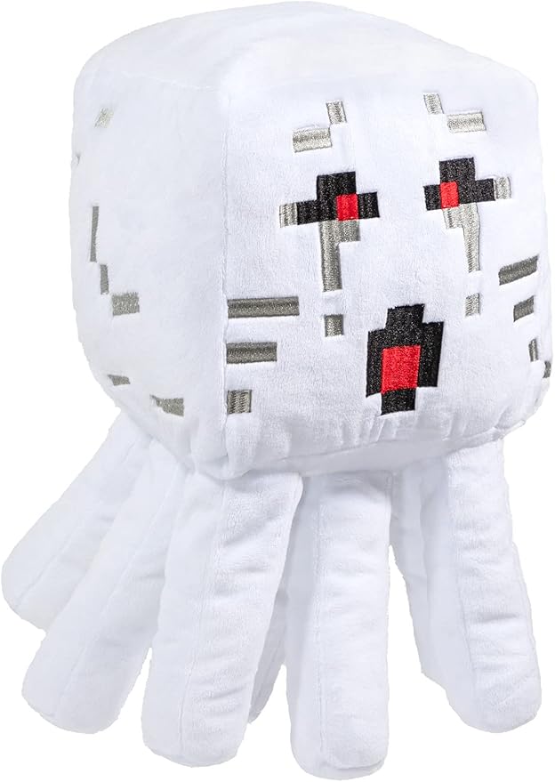 Jay Franco Minecraft Ghast Plush Stuffed Pillow Buddy - Super Soft Polyester Microfiber, 15 inches (Official Minecraft Product)