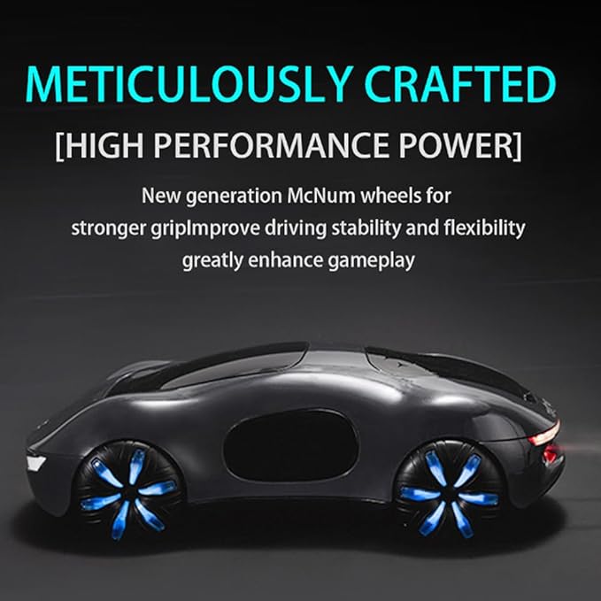 Remote Control Car, Gesture Sensing RC Sunt Car, 2.4GHz RC Drift Car for Kids with Spray Light and Sound, 360?Rotating Side Drifting RC Cars Birthday Gifts for Boys Girls (White), 1 Battery