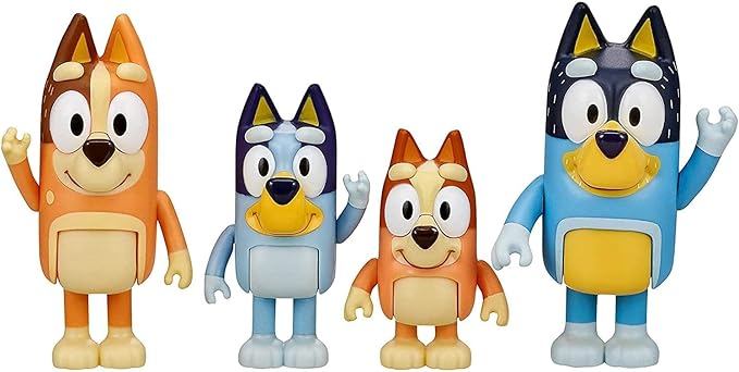Bluey Mega Bundle Family Home & BBQ Playset – Amazon Exclusive, 4 Figures (Bluey, Bingo, Bandit, Chilli), 13+ Removable Furniture Pieces, Outdoor Patio, Accessories, Imaginative Playset for Kids 3+